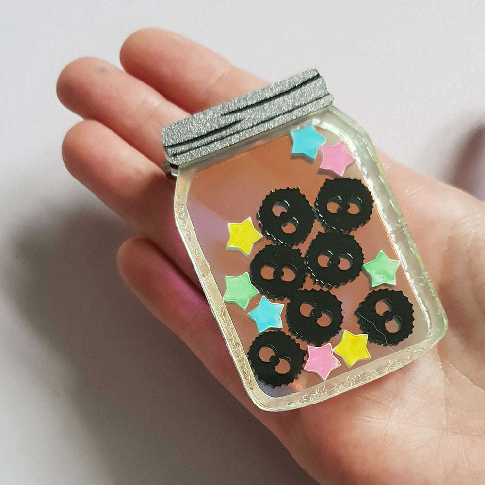 Jar Of Sprites Brooch by Cherryloco Jewellery 2