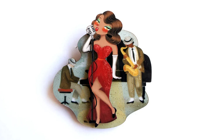 Jazz Concert Brooch by LaliBlue - Quirks!