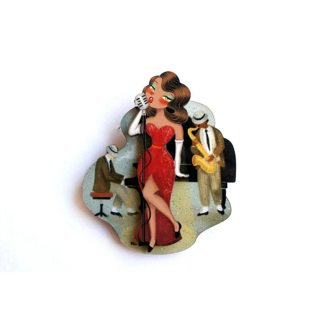 Jazz Concert Brooch by LaliBlue - Quirks!