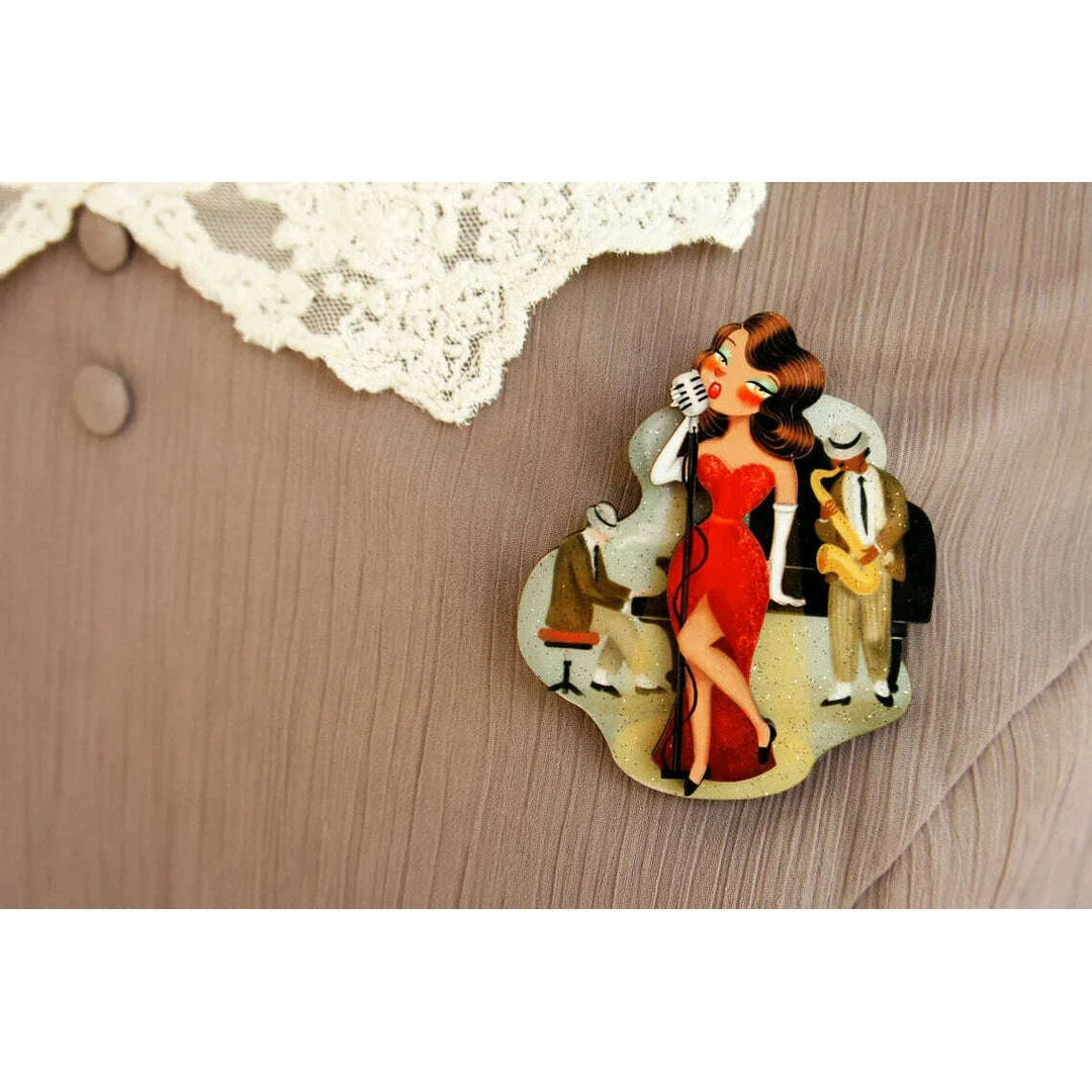 Jazz Concert Brooch by LaliBlue - Quirks!