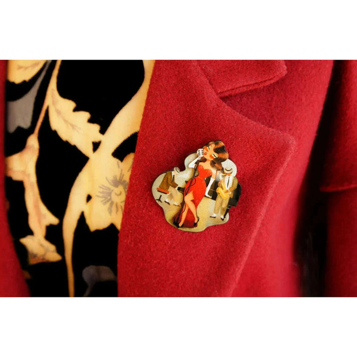 Jazz Concert Brooch by LaliBlue - Quirks!