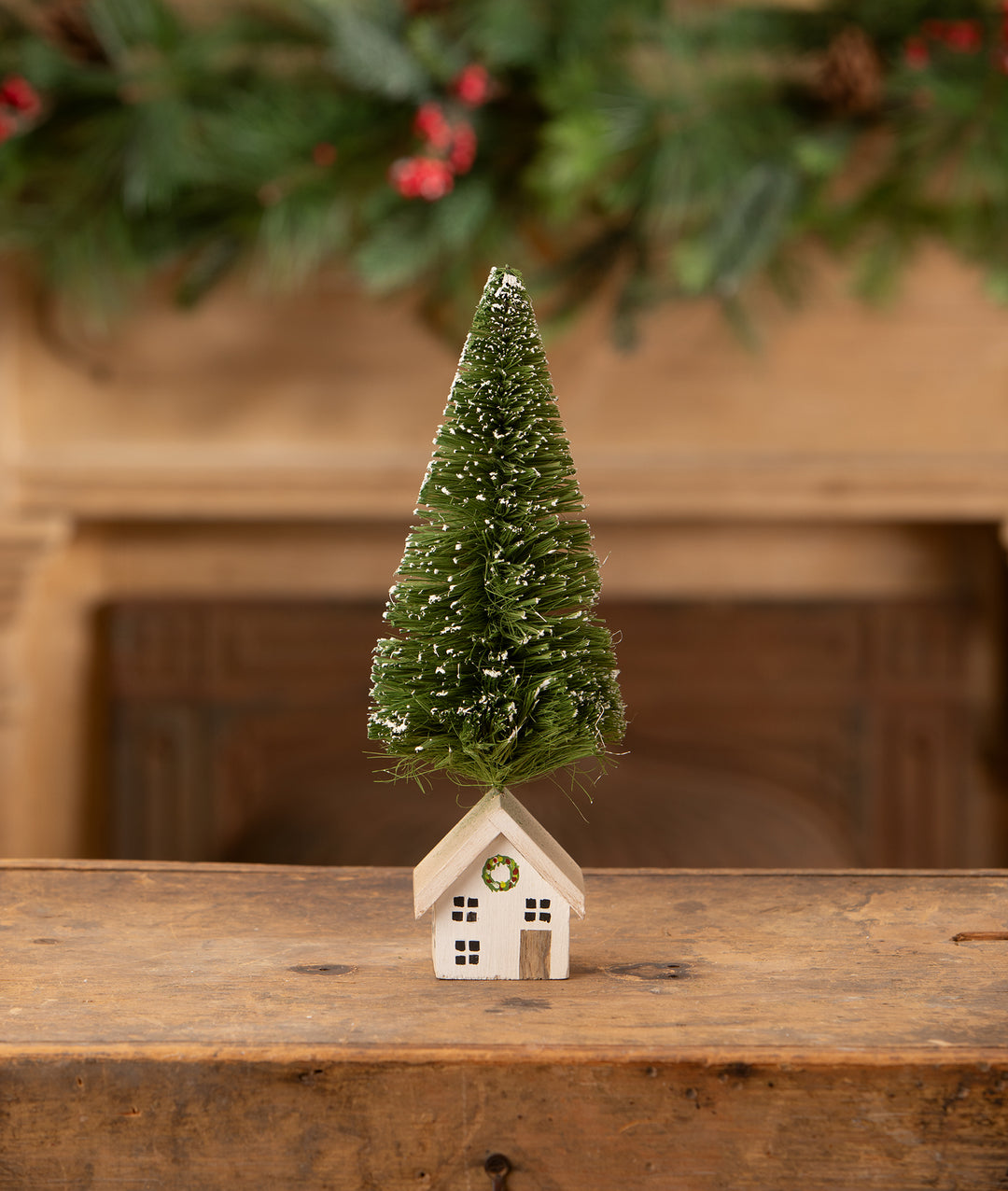 White House Bottle Brush Tree by Bethany Lowe Designs, christmas decor