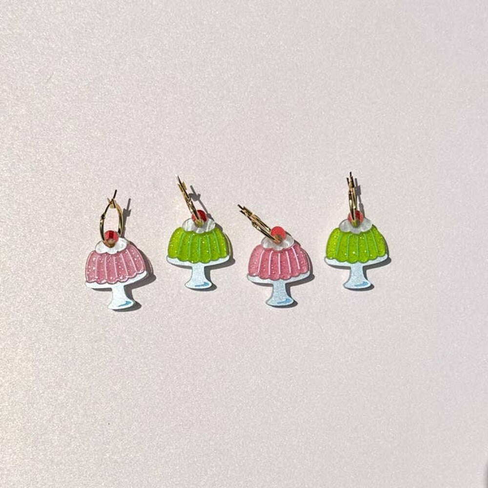 Jello Pudding Earrings 2