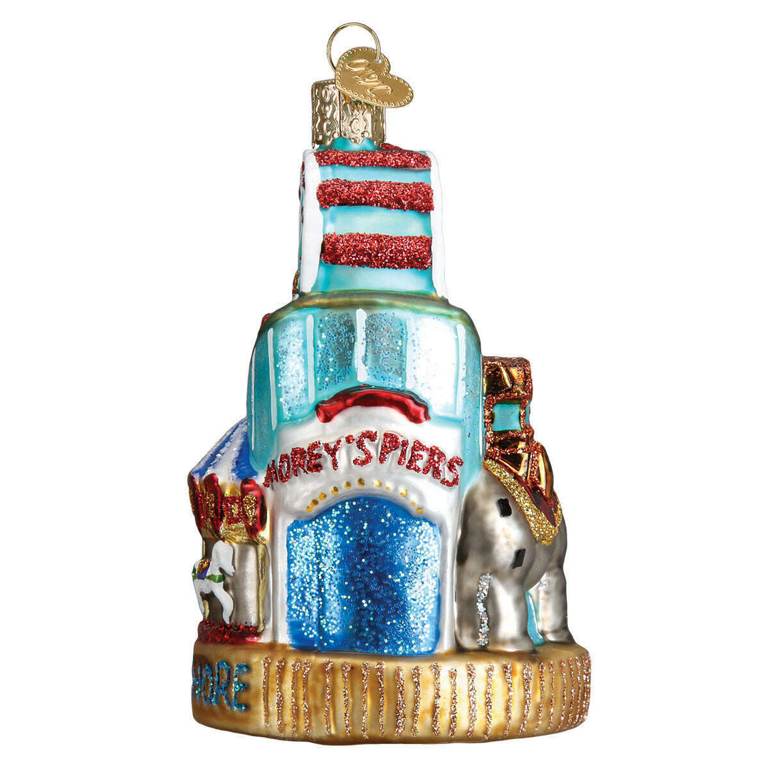 Old World Christmas Jersey Shore Blown Glass Ornament