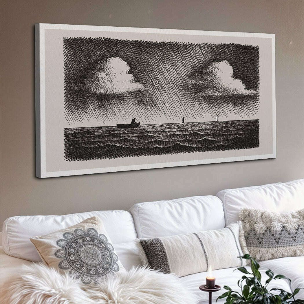 Jesus Walking On Water Faith Wall Art III