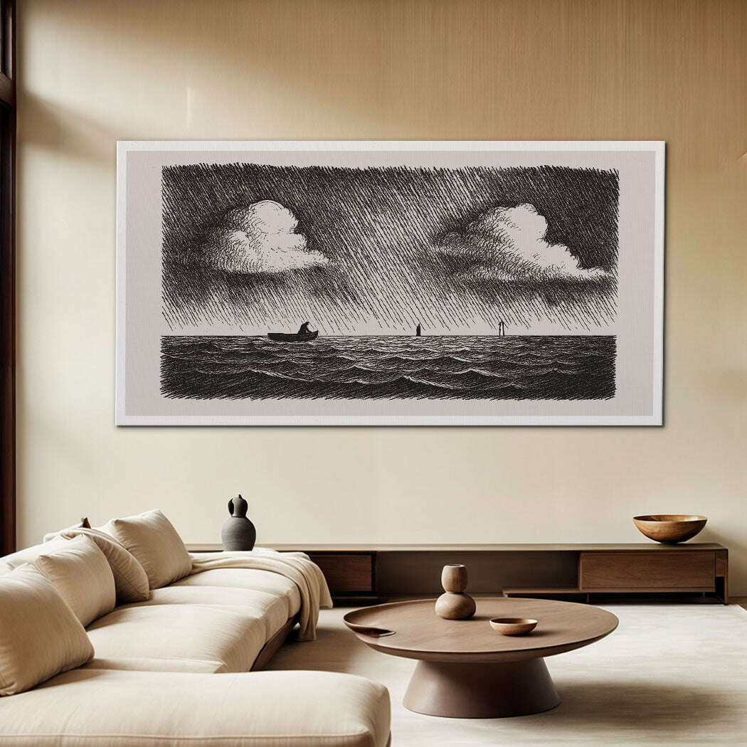 Jesus Walking On Water Faith Wall Art III