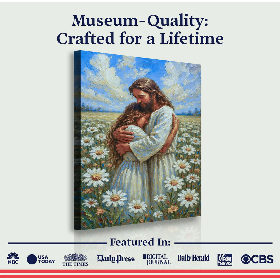 Jesus With Children Faith Wall Art