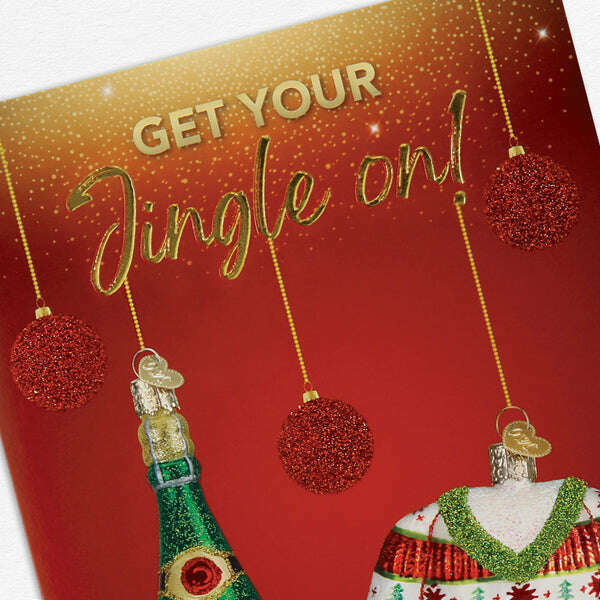 Old World Christmas Jingle On Christmas Card