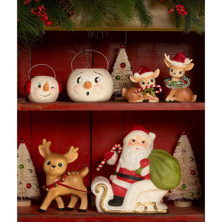 Jingle Santa's Reindeer by Bethany Lowe Designs, image 4