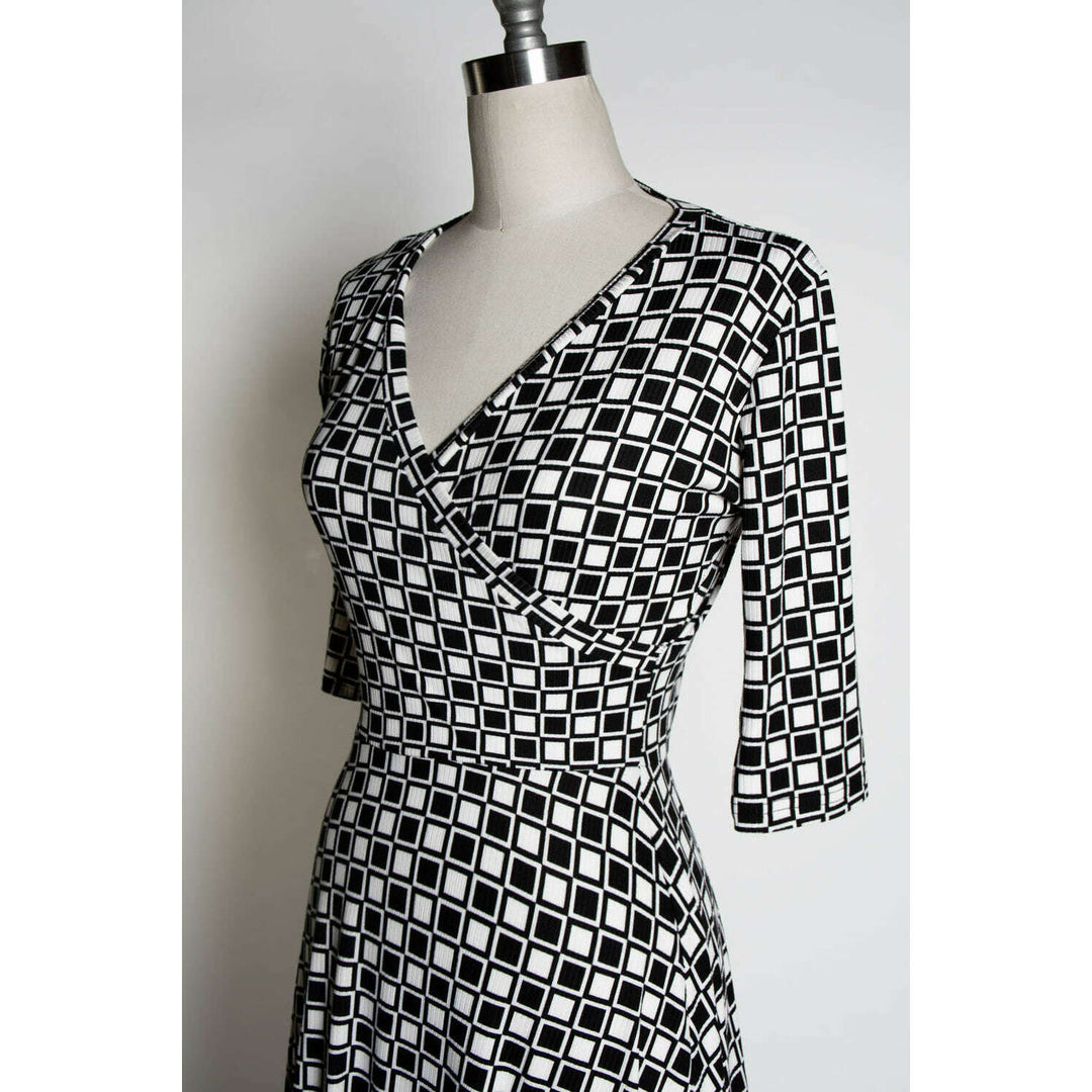 Joanie Knit Dress 3/4 Sleeve - Mod Squad Rib Knit *sale