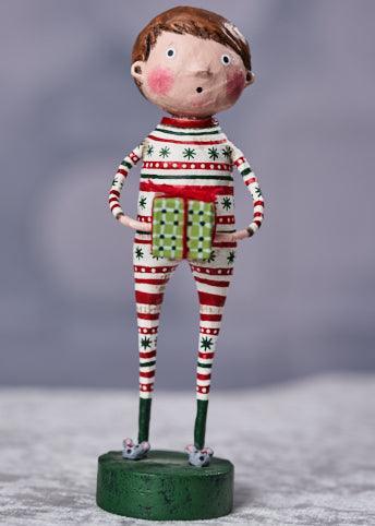 Joey's Christmas Jammies Lori Mitchell Holiday Figurine - Quirks!