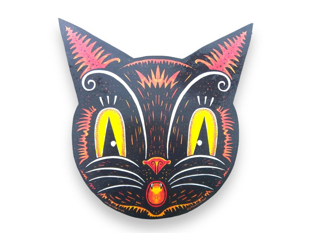 Johanna Parker Halloween Cat Wood Cutout -9" - Quirks!