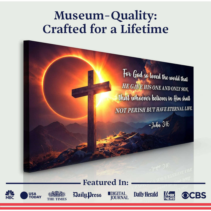 John 3:16: For God So Loved The World Faith Sign III