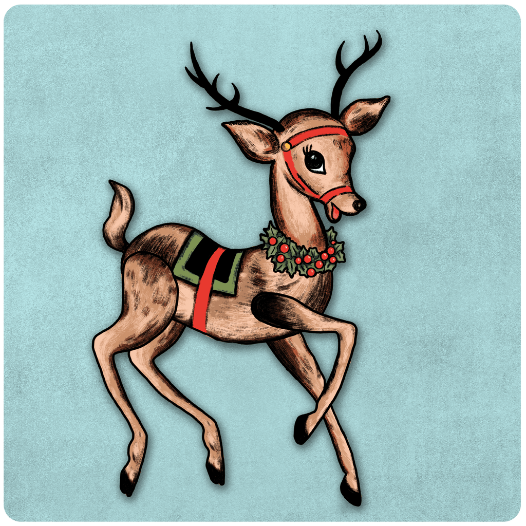 Jointed Reindeer Christmas Cutout Decoration - Quirks!