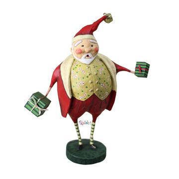 Jolly Good Fun Santa Figurine by Lori Mitchell - Quirks!