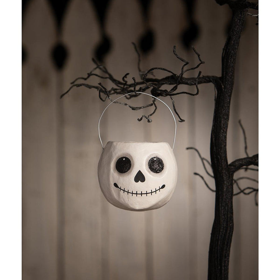 Jolly Skeleton Bucket by Bethany Lowe Designs image