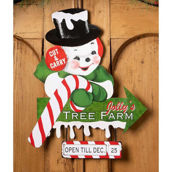 Jolly's Tree Farm Sign by Bethany Lowe Designs, image 2