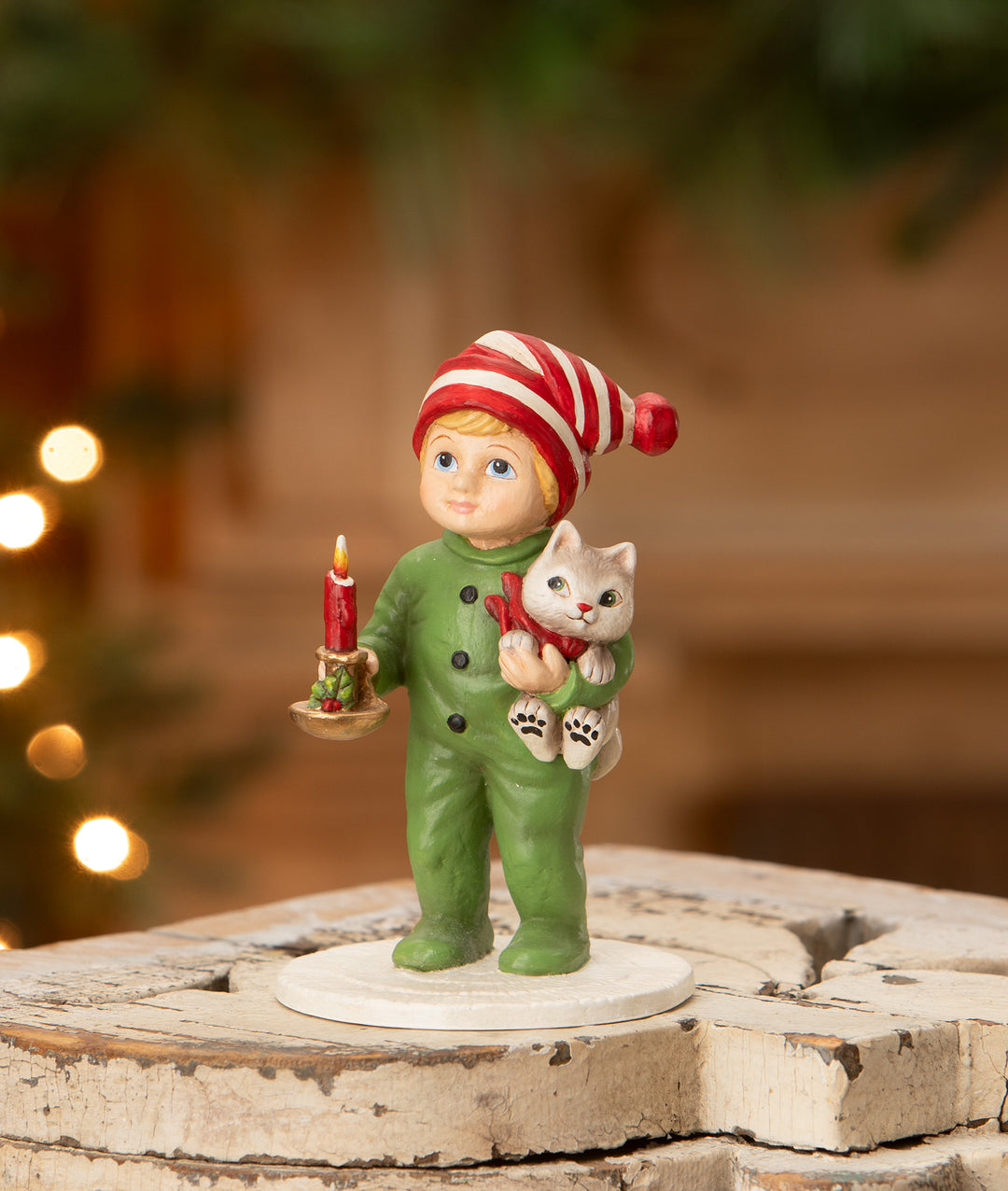 Noah with Cat by Bethany Lowe Designs, christmas decor
