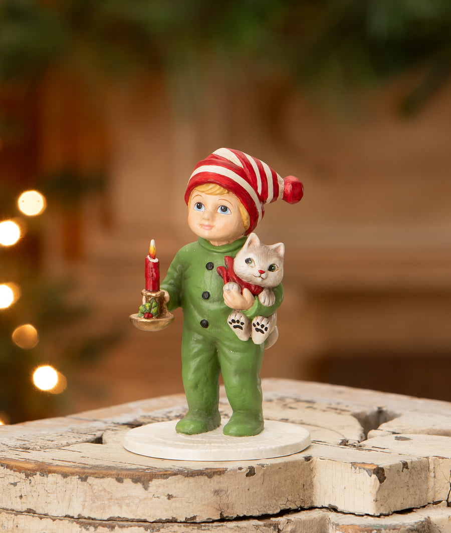 Noah with Cat by Bethany Lowe Designs, christmas decor