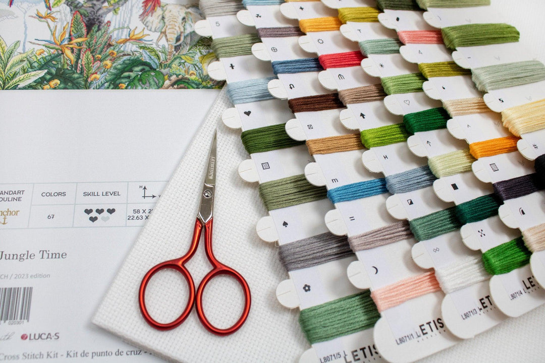 Jungle Time L8071 Counted Cross Stitch Kit