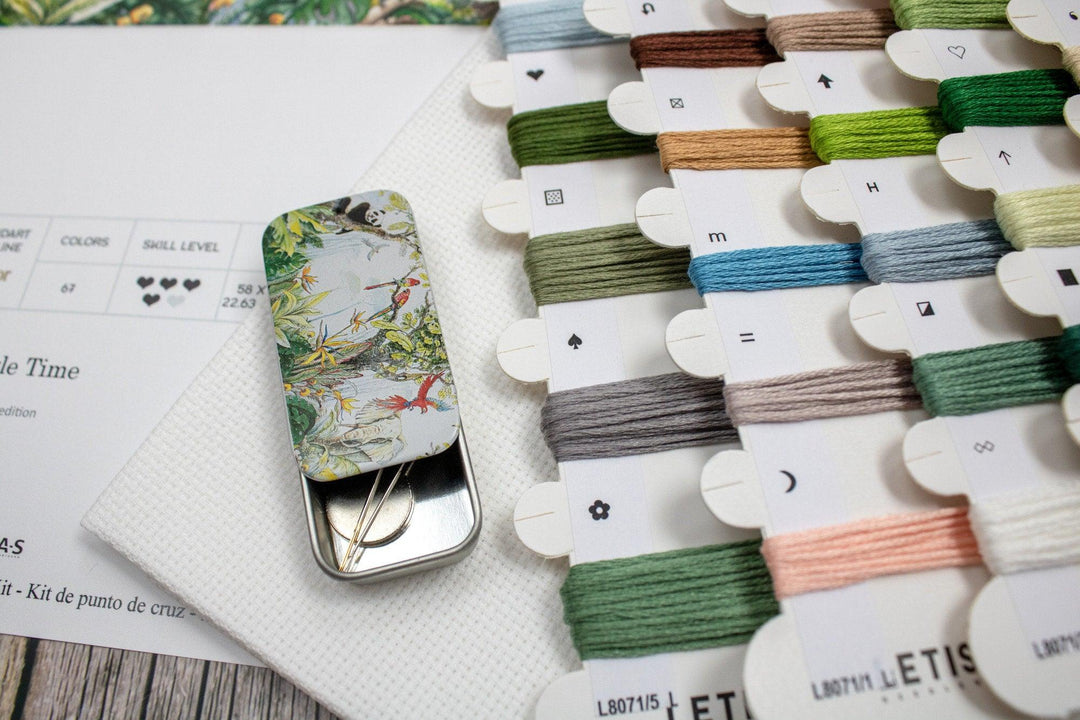 Jungle Time L8071 Counted Cross Stitch Kit