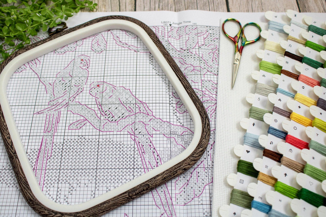 Jungle Time L8071 Counted Cross Stitch Kit