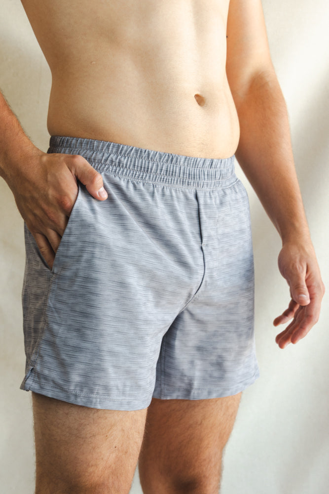 The Junk Trunks | Grey Ball Hammock® 5 Inch Athletic Shorts