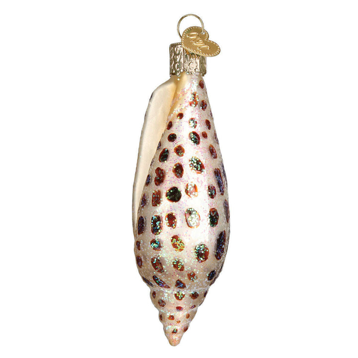 Old World Christmas Junonia Shell Blown Glass Ornament