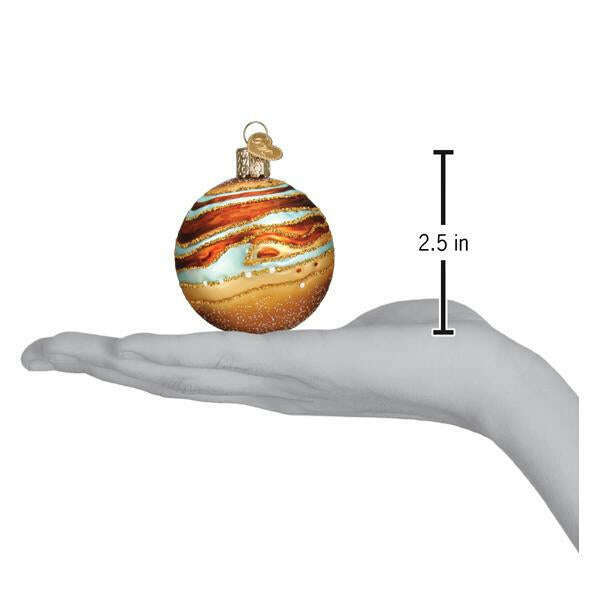 Old World Christmas Jupiter Blown Glass Ornament