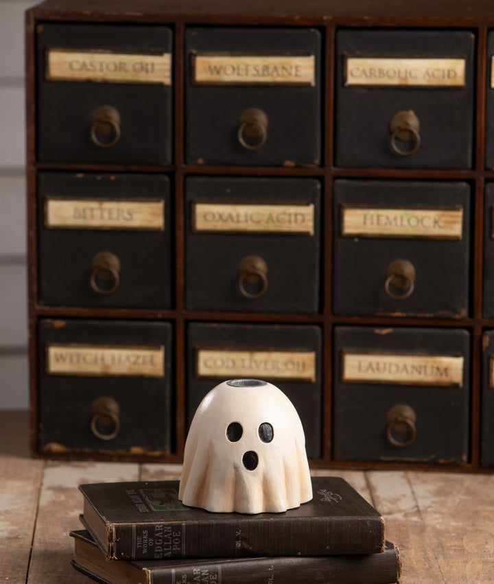 Surprised Ghost Candlestick by Bethany Lowe Designs, image 2