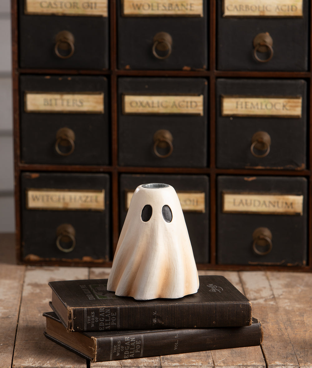 Tall Ghost Candlestick by Bethany Lowe Designs, image 2