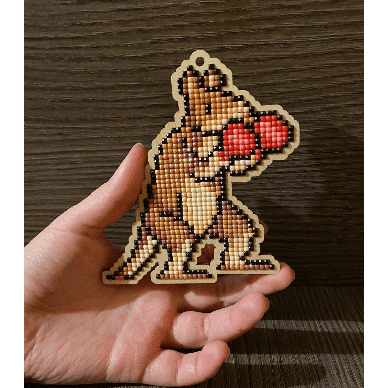 Kangaroo CSw364 Diamond Painting on Plywood Kit