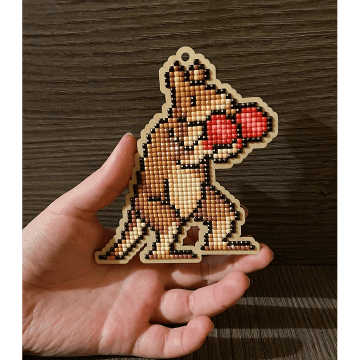 Kangaroo CSw364 Diamond Painting on Plywood Kit