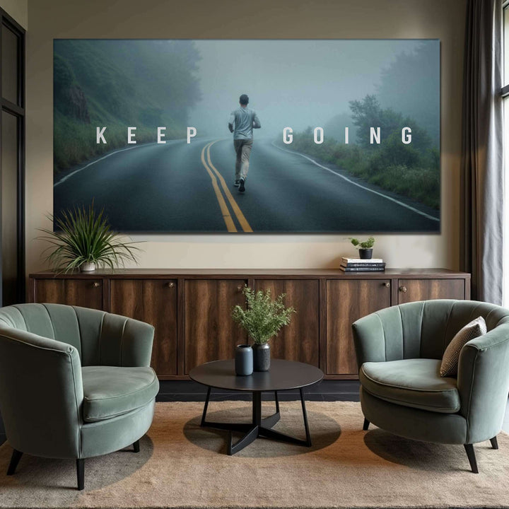 Keep Going Motivational Wall Sign