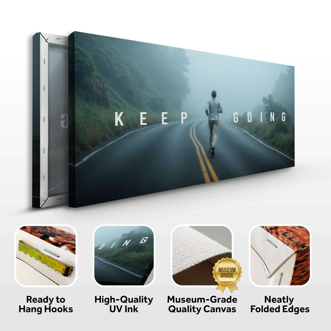 Keep Going Motivational Wall Sign