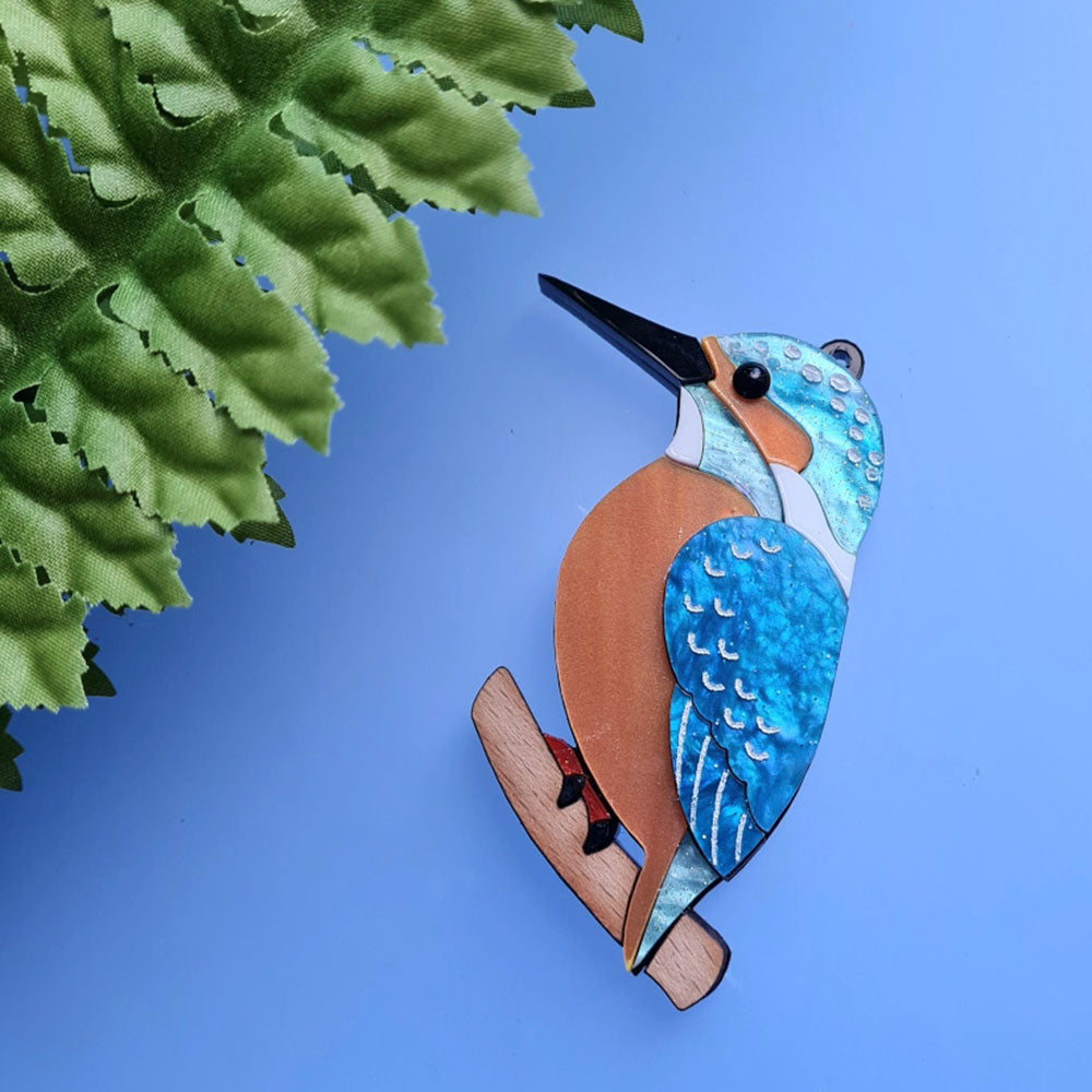 Kingfisher Brooch by Cherryloco Jewellery - 13701 3