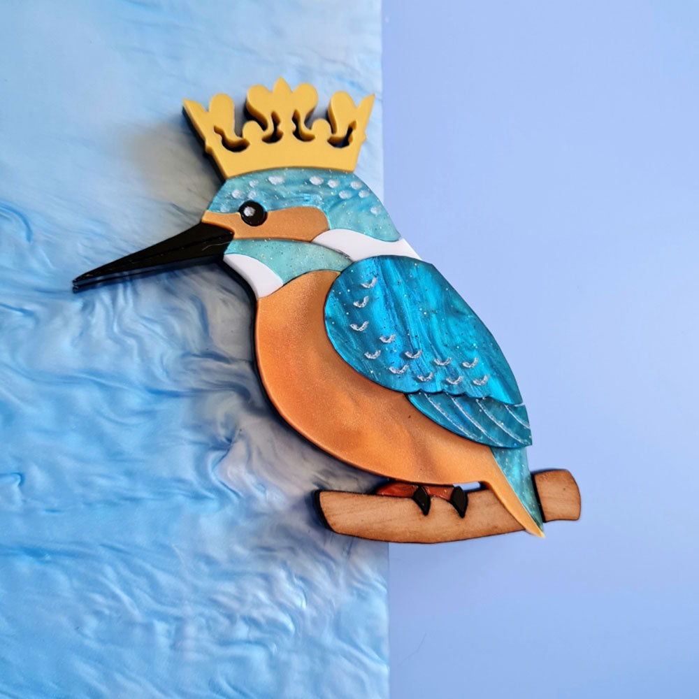 Kingfisher Brooch by Cherryloco Jewellery 3