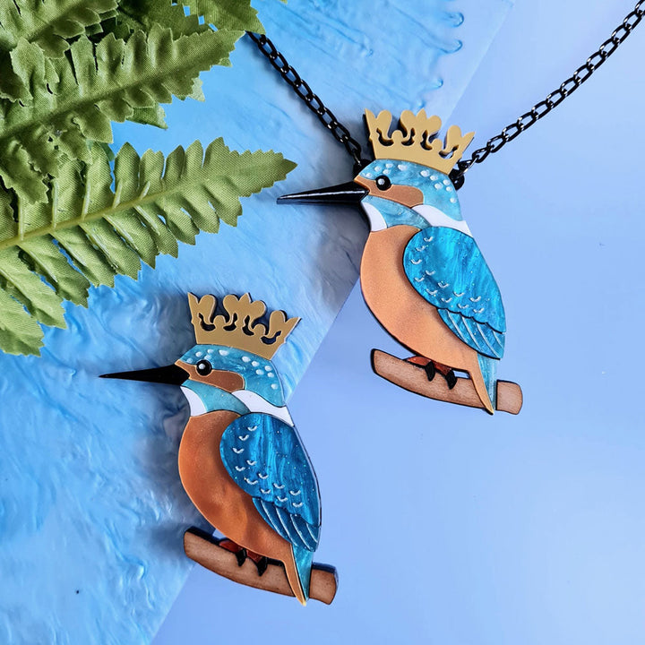 Kingfisher Brooch by Cherryloco Jewellery 5