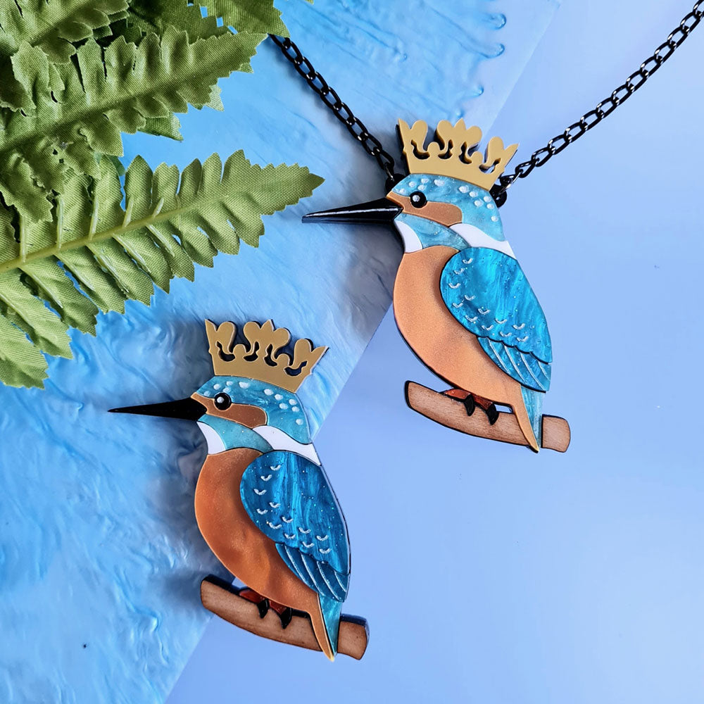 Kingfisher Necklace by Cherryloco Jewellery 2