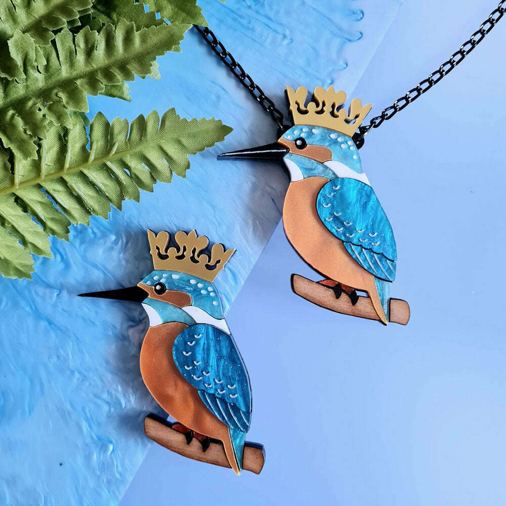 Kingfisher Necklace by Cherryloco Jewellery 2