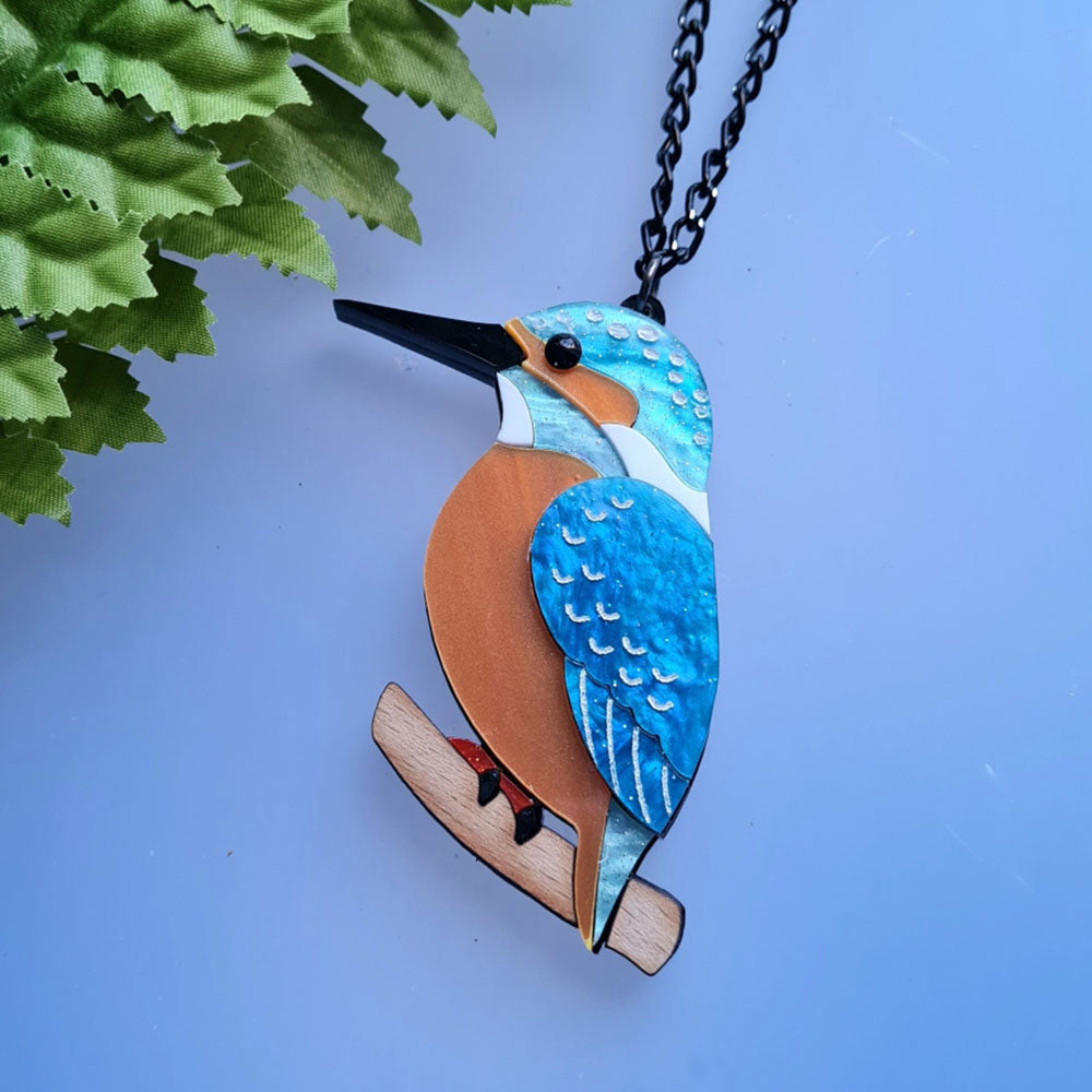 Kingfisher Pendant by Cherryloco Jewellery 2