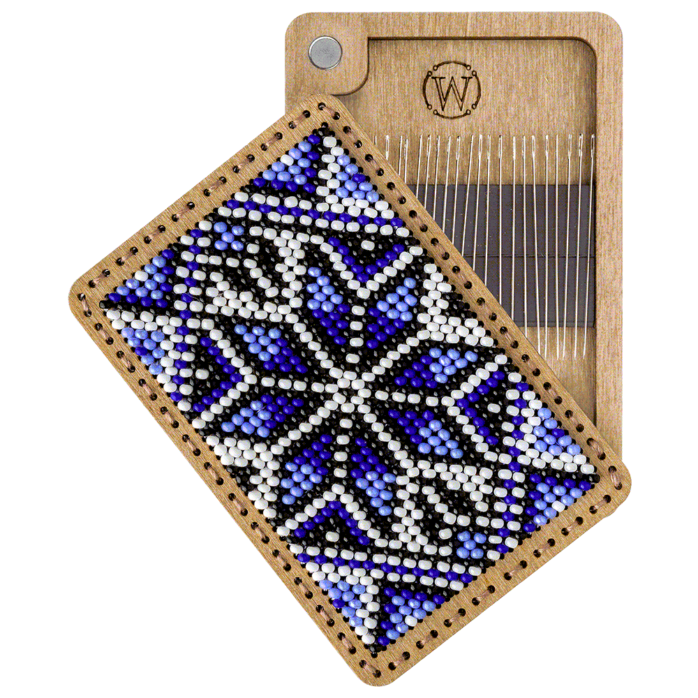 Bead Embroidery Kit for creating a needle box FLZB(N)-089