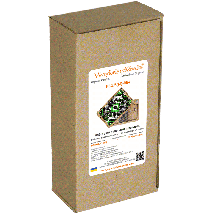 Bead Embroidery Kit for creating a needle box FLZB(N)-094