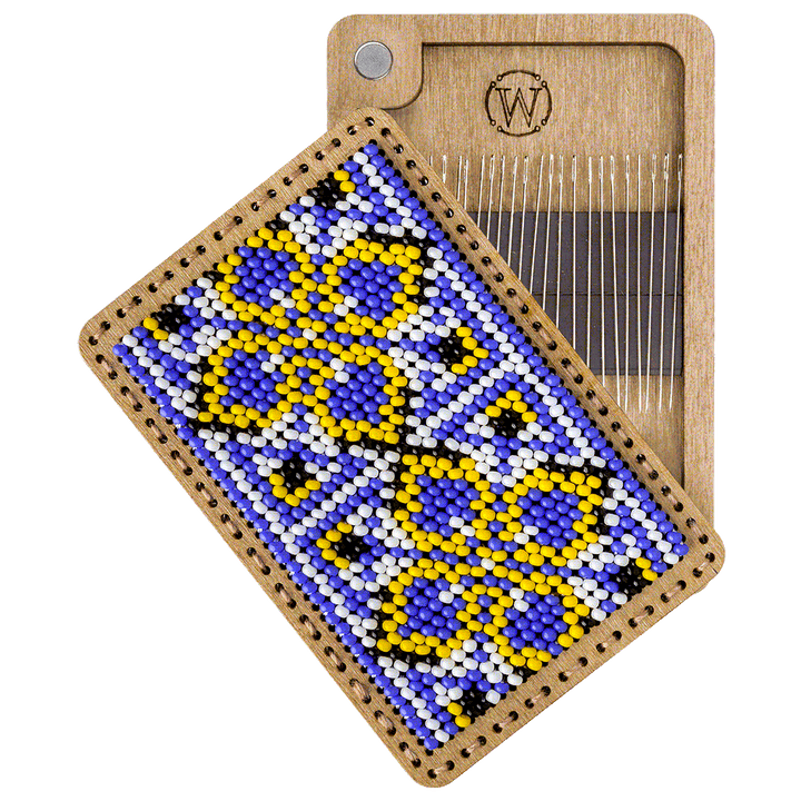 Bead Embroidery Kit for creating a needle box FLZB(N)-099