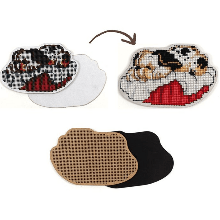 Kit for decorating with perforated wooden form EHW032