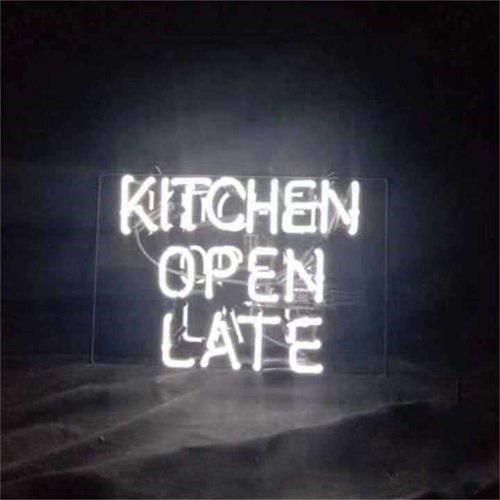 Kitchen Open Late Neon Signs
