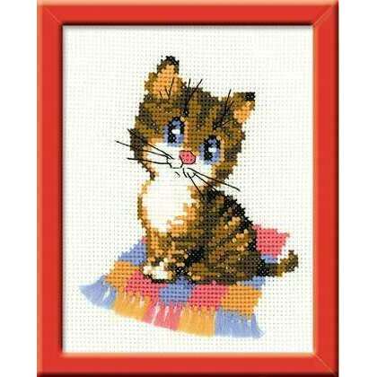Kitten RHB068 Counted Cross Stitch Kit
