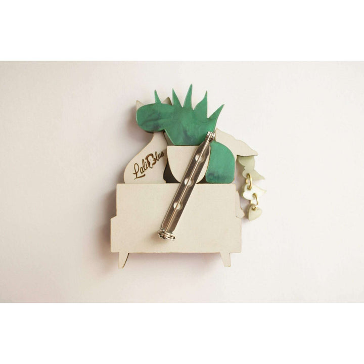 Kittens and Plants Brooch by Laliblue – view 5