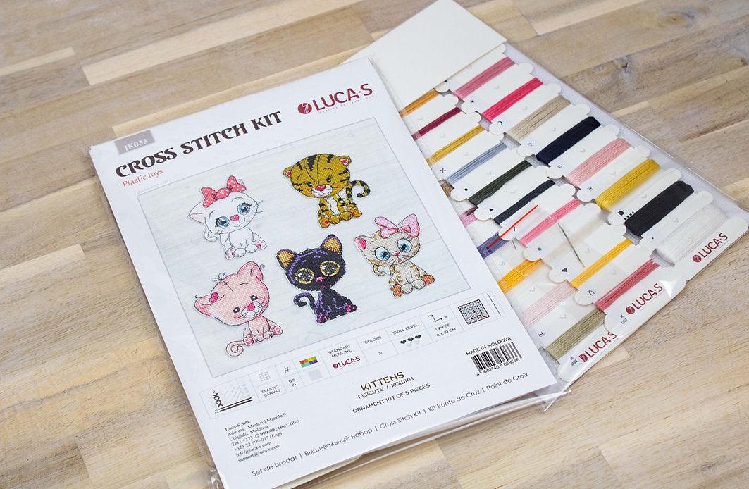 Kittens JK033L Counted Cross-Stitch Kit
