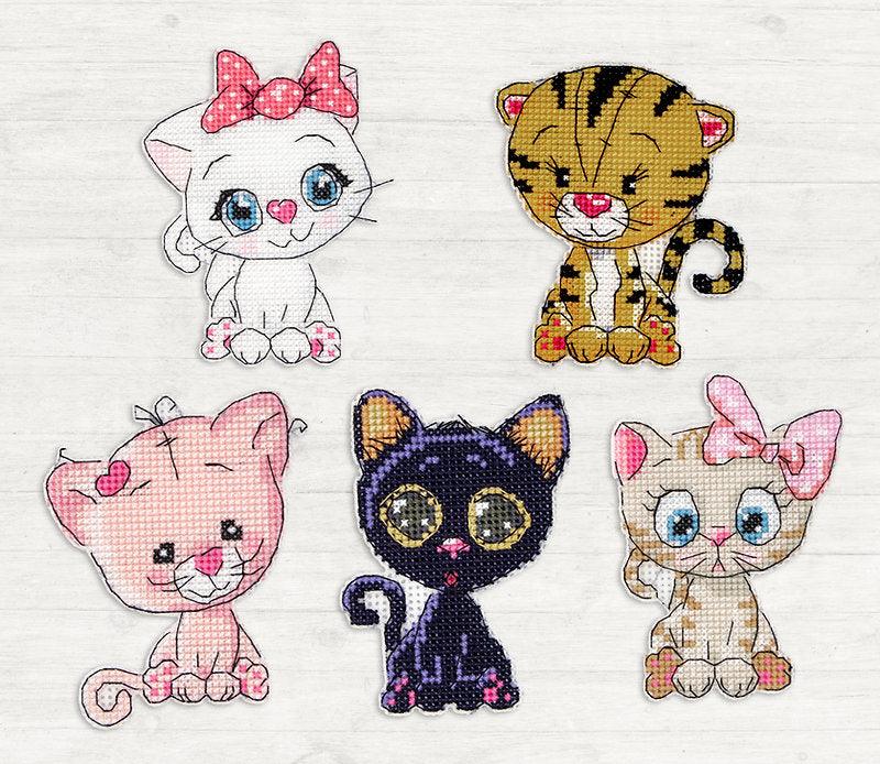 Kittens JK033L Counted Cross-Stitch Kit